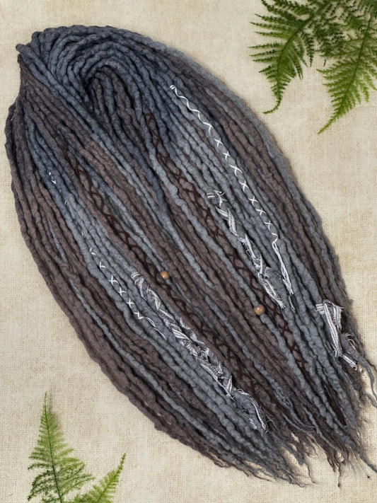 Cowgirl Blues Wool Dreads