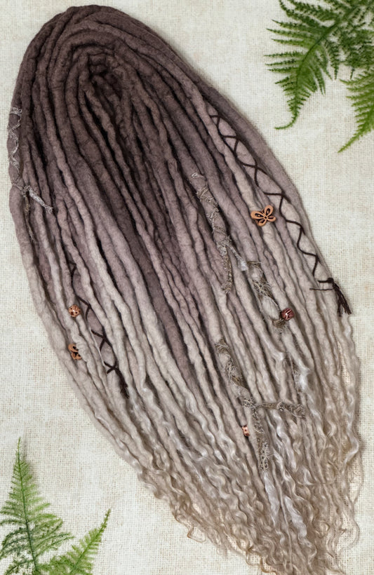 Light Cool Brown Ombre with Lux Ends