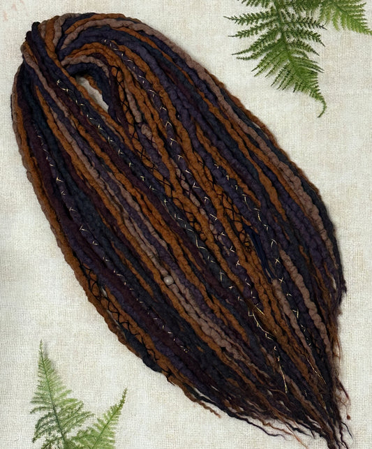 Bejeweled Wool Dreads